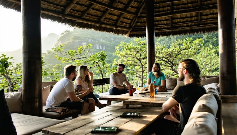 Explore & Exhale Travel team planning a travel itinerary and event.